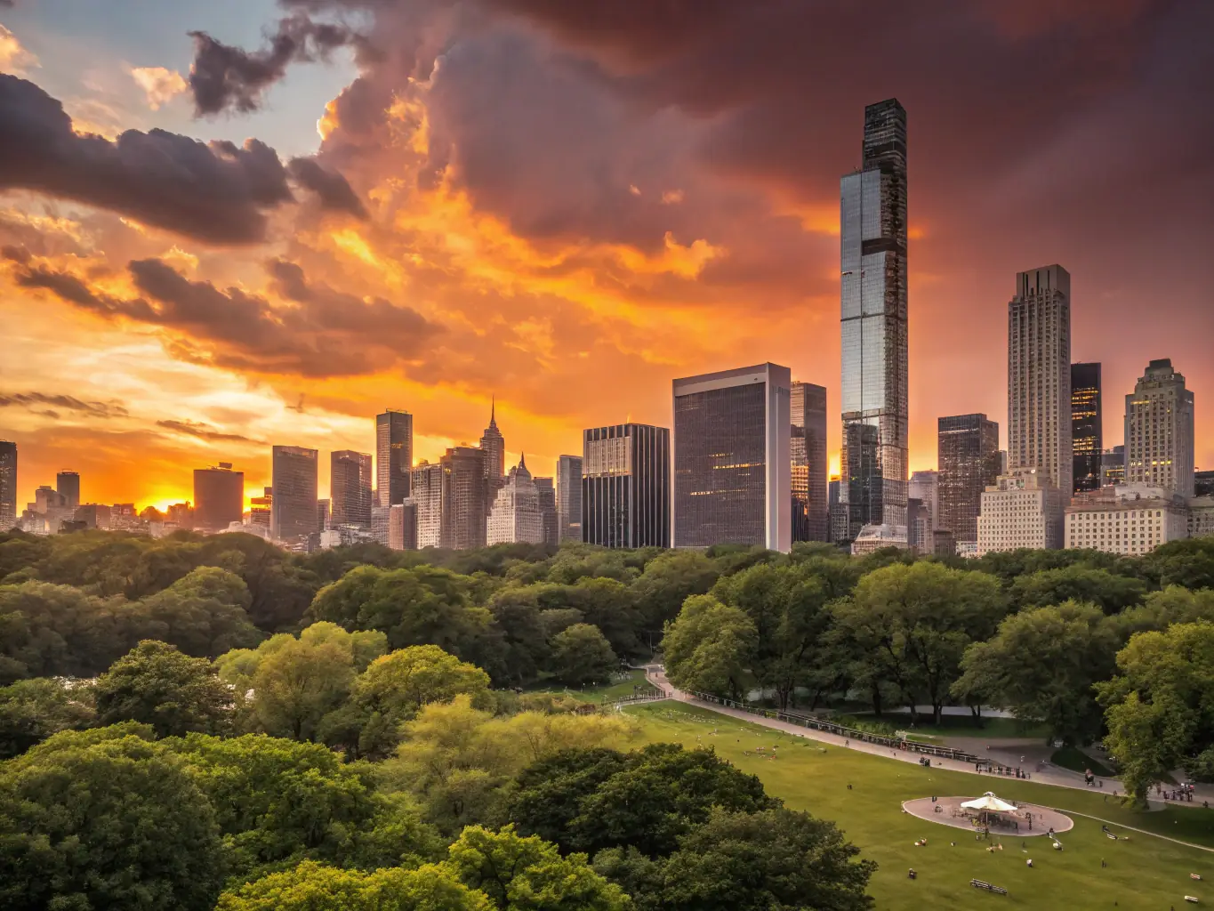 A cityscape of Glasgow, Scotland, featuring modern buildings and the River Clyde.